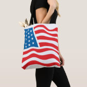 Amerikanische Flagge - 4. Juli Tasche (Von Nahem)