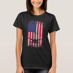 Amerikanische Flagge 4. Juli Unabhängigkeitstag T-Shirt