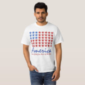 Amerikanische Flagge 4. von Juli-T - SHIRT (Vorne ganz)