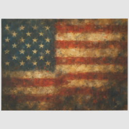 Amerikanische Flagge Abstrakt Flagge Decoupage Pap Seidenpapier