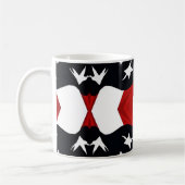 Amerikanische Flagge Abstrakt Kaffeetasse (Links)
