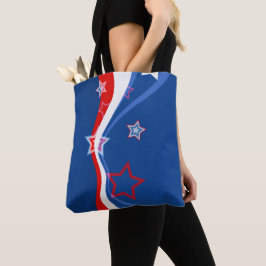 Amerikanische Flagge abstrakt modernes Design Tasche