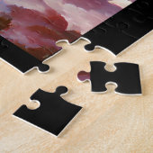 Amerikanische Flagge abstrakte digitale Kunst Puzzle (Seite)