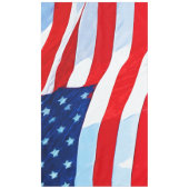 Amerikanische Flagge Abstrakter Impressionismus Tischdecke (Vorderseite)
