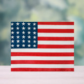 Amerikanische Flagge Acrylschild (Neutral)