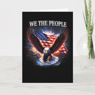 Amerikanische Flagge Adler Unabhängigkeitstag USA Karte