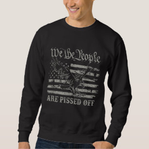 Amerikanische Flagge Adler, wir, die Menschen sind Sweatshirt