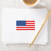 Amerikanische Flagge Adressaufkleber (Insitu)