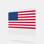 Amerikanische Flagge - Akrylus Acrylschild (Winkel)