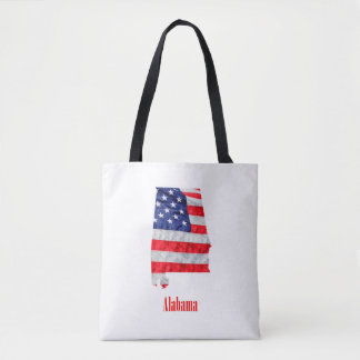Amerikanische Flagge Alabama Vereinigte Staaten Tasche