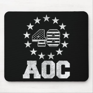 Amerikanische Flagge Alexandria für den Präsidente Mousepad