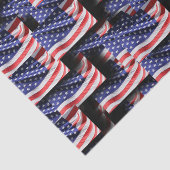 Amerikanische Flagge, alte Herrlichkeit Seidenpapier (Ausschnitt)