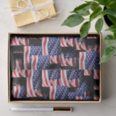 Amerikanische Flagge, alte Herrlichkeit Seidenpapier (Geschenk)