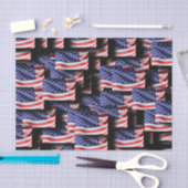 Amerikanische Flagge, alte Herrlichkeit Seidenpapier (Handwerk)