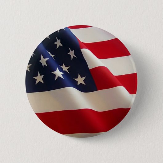 Amerikanische Flagge. Alter Ruhm! Button (Vorderseite)
