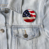 Amerikanische Flagge. Alter Ruhm! Button (Beispiel)