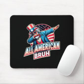 Amerikanische Flagge am 4. Juli Mousepad (Mit Mouse)