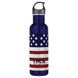 Amerikanische Flagge - amerikanisches Muster Edelstahlflasche