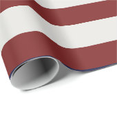 Amerikanische Flagge - amerikanisches Muster Geschenkpapier (Rolleneckpunkt)