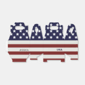 Amerikanische Flagge - amerikanisches Muster Geschenkschachtel (Ungefaltet)