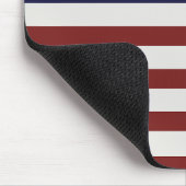 Amerikanische Flagge - amerikanisches Muster Mousepad (Ecke)