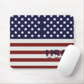 Amerikanische Flagge - amerikanisches Muster Mousepad (Mit Mouse)
