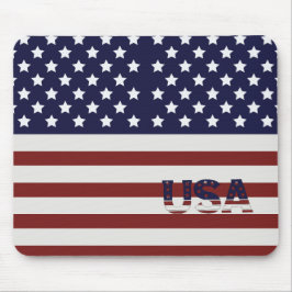 Amerikanische Flagge - amerikanisches Muster Mousepad