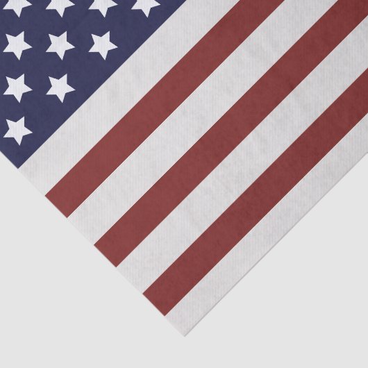 Amerikanische Flagge - amerikanisches Muster Seidenpapier (Ausschnitt)