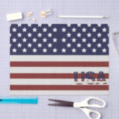 Amerikanische Flagge - amerikanisches Muster Seidenpapier (Handwerk)