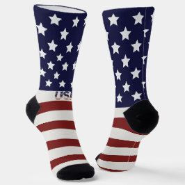 Amerikanische Flagge - amerikanisches Muster Socken