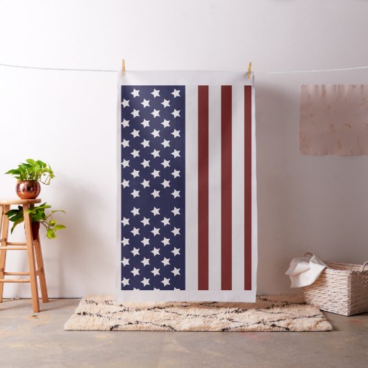 Amerikanische Flagge - amerikanisches Muster Stoff (Beispiel)