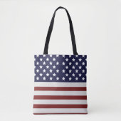 Amerikanische Flagge - amerikanisches Muster Tasche (Vorderseite)