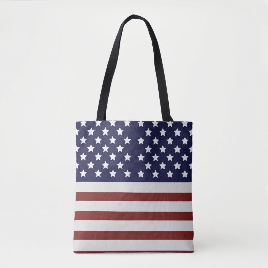 Amerikanische Flagge - amerikanisches Muster Tasche (Vorderseite)