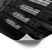 Amerikanische Flagge an der Gewerkschaft Poster (Ecke)