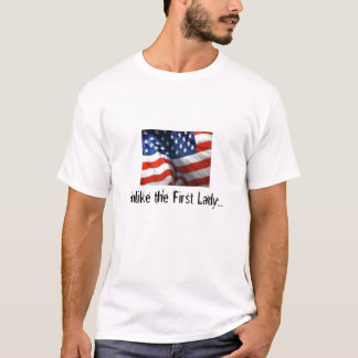 Amerikanische Flagge, anders als den First Lady… T-Shirt