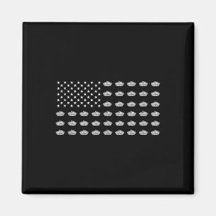 Amerikanische Flagge Apfelkuchen USA Patriotismus  Magnet