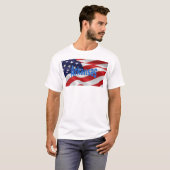 Amerikanische Flagge Arkansas T-Shirt (Vorne ganz)