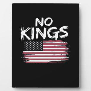 Amerikanische Flagge auf dem Kopf Distressed No Ki Fotoplatte