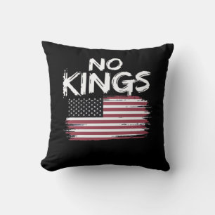 Amerikanische Flagge auf dem Kopf Distressed No Ki Kissen