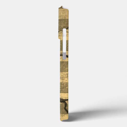 Amerikanische Flagge auf der Mauer Case-Mate iPhone Hülle (Rückseite / Links)