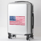 Amerikanische Flagge Aufkleber (Koffer)