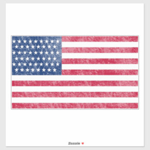 Amerikanische Flagge Aufkleber