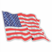 Amerikanische Flagge Aufkleber (Vorderseite)