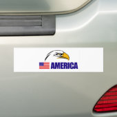 Amerikanische Flagge Autoaufkleber (Auf Auto)