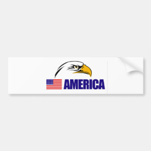 Amerikanische Flagge Autoaufkleber