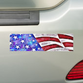 AMERIKANISCHE FLAGGE AUTOAUFKLEBER (Auf Auto)