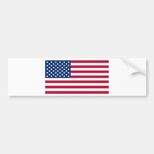 Amerikanische Flagge Autoaufkleber (Vorne)