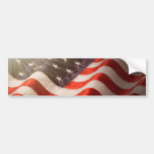 Amerikanische Flagge Autoaufkleber (Vorne)
