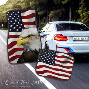 Amerikanische Flagge Autofußmatte