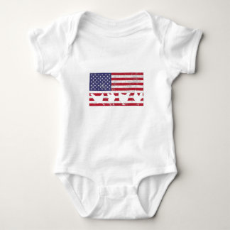 Amerikanische Flagge Baby Strampler